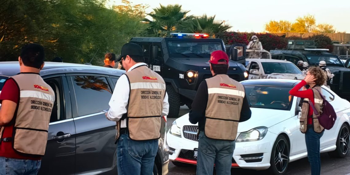 Refuerza Gobierno de Sonora operativos para regular consumo y venta de alcohol en zonas turísticas