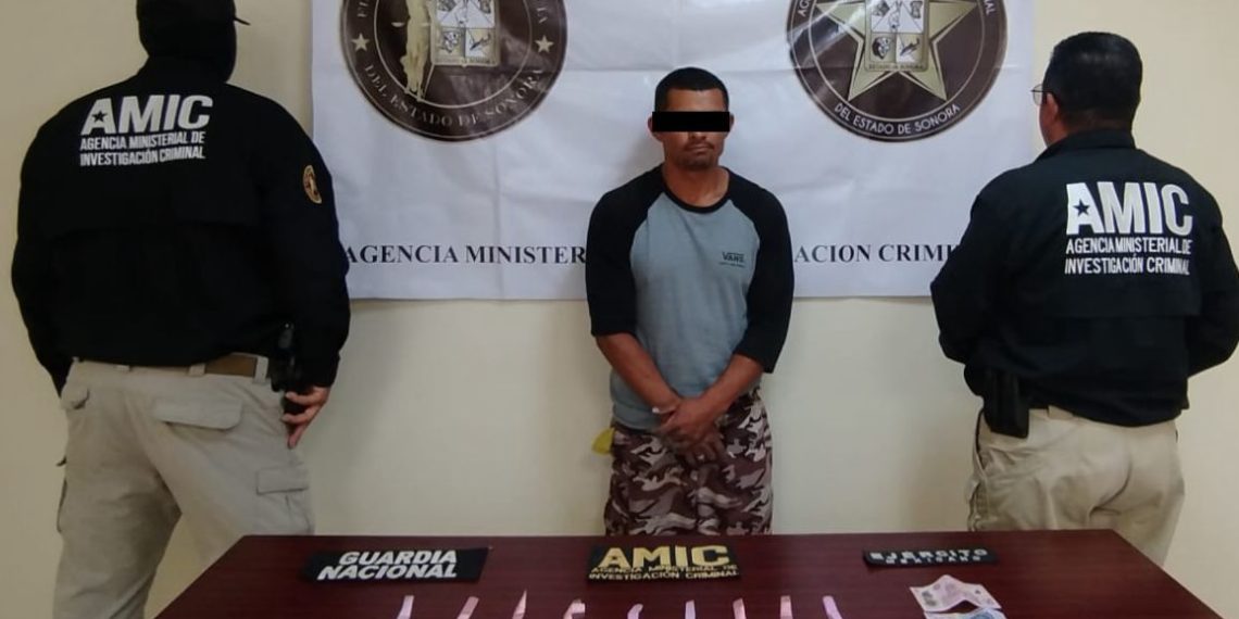 Operativo conjunto AMIC-DEFENSA-GN captura a tres presuntos narcomenudistas en serie de cateos