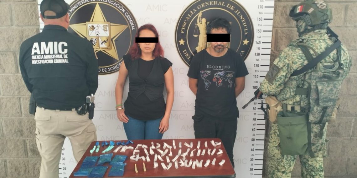 Detienen a cuatro personas y aseguran droga en operativos conjuntos realizados en Hermosillo