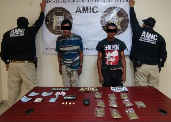 Operativo conjunto AMIC-DEFENSA-GN realiza tres cateos positivos en San Luis Río Colorado