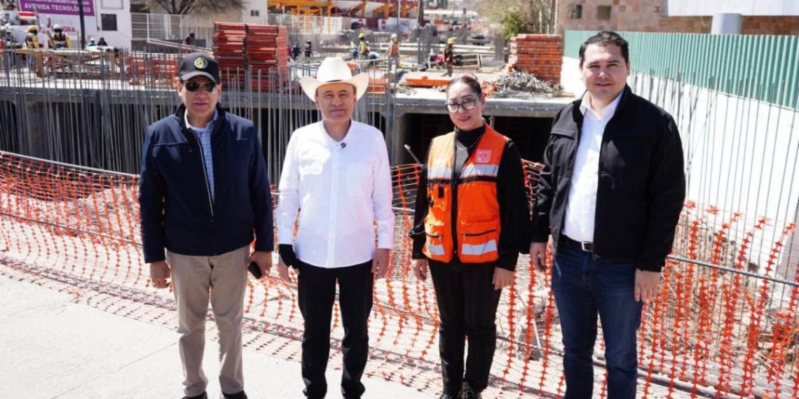 Con 90% de avance, Gobernador Durazo transforma avenida Tecnológico de Nogales