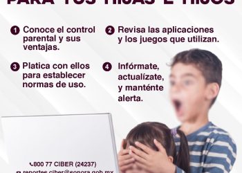 Llama Gobierno de Sonora a vigilar la navegación en internet de niñas y niños durante vacaciones