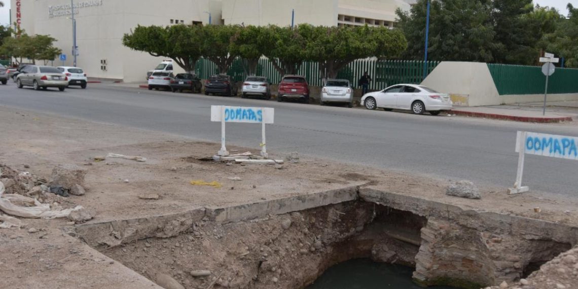 Avanza Gobierno de Sonora en la rehabilitación del alcantarillado sanitario en Navojoa