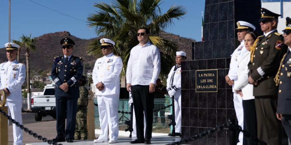 Participa Gobierno de Sonora en conmemoración del CXI Aniversario de la Gesta Heroica del Puerto de Veracruz