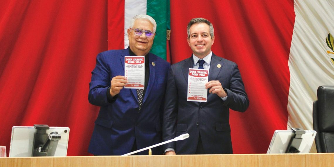 Buscan incentivar donación voluntaria de sangre Omar Del Valle Colosio y Raúl González De La Vega