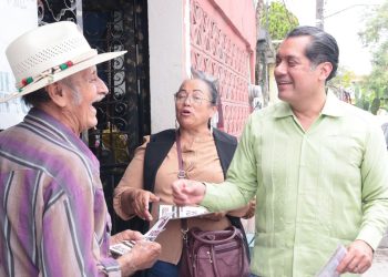 Sergio Gutiérrez Luna, presidente de la Cámara de Diputados, realiza segundo día de gira para promover el voto en Guadalupe, Nuevo León