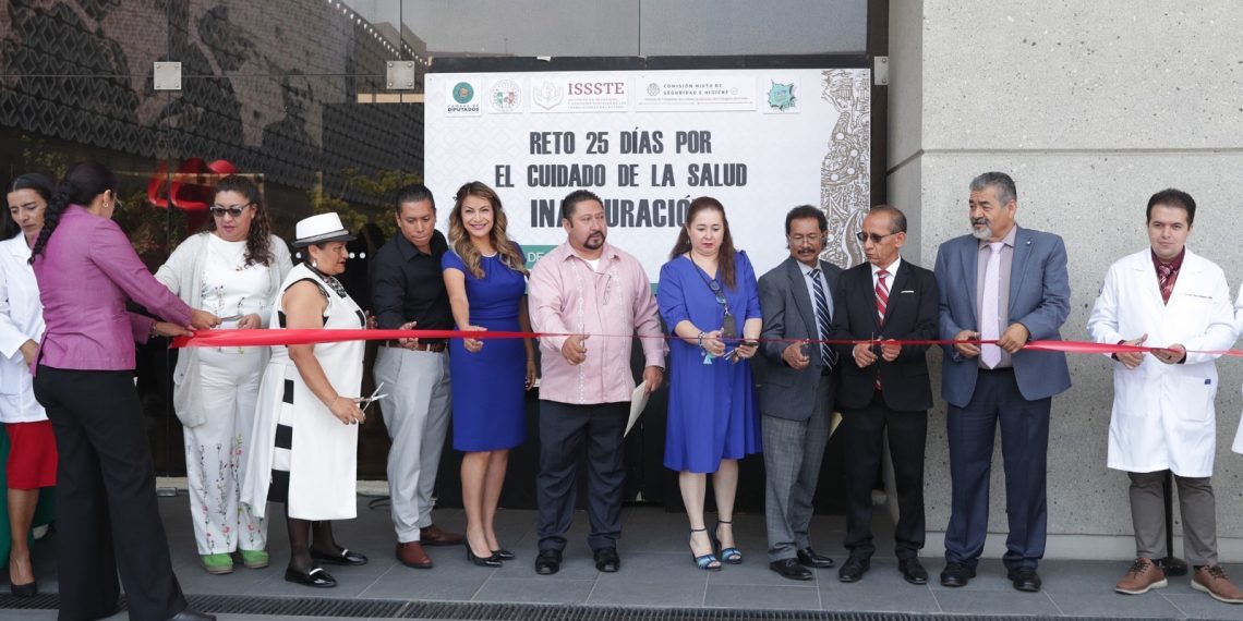 Inauguran en la Cámara de Diputados el “Reto de los 25 días por el cuidado de la salud”