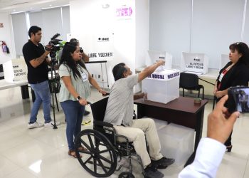 Realiza INE Sonora demostración de casilla seccional para personas con discapacidad y grupos vulnerables