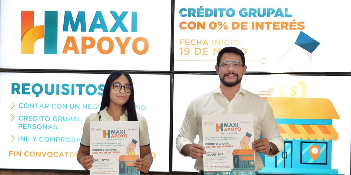 Anuncia Desarrollo Económico el programa Maxi Apoyo Créditos a emprendedores