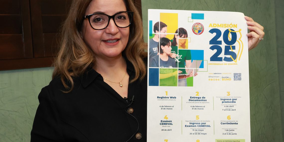 Publica Unison resultados por examen; recomienda a aspirantes inscribirse y asegurar lugar