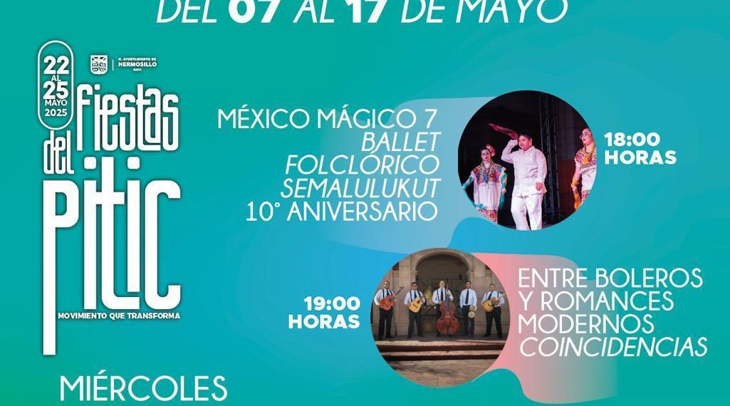 Hermosillo está listo para celebrar las Rutas Culturales del 7 al 17 de mayo