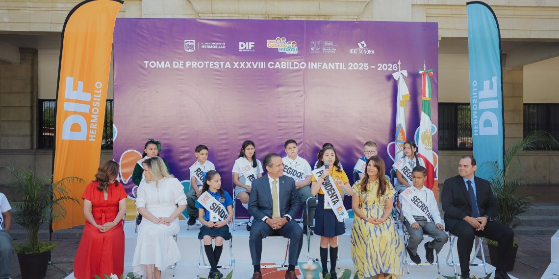 Se compromete Toño Astiazarán a escuchar y atender a niñas y niños del nuevo Cabildo Infantil de Hermosillo