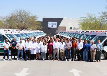 Fortalece IMSS en Sonora su serviciocon llegada de 49 nuevas ambulancias