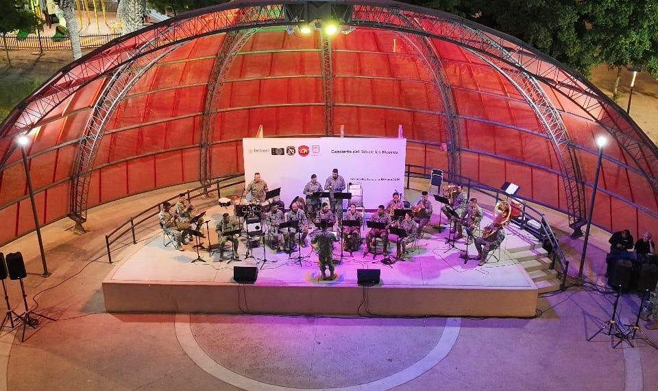 La Banda de Música de la II Región Militar ofreció un concierto con motivo del Día de las Madres en Hermosillo