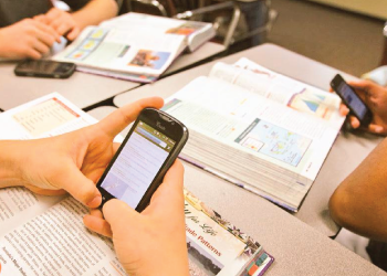 Celular en modo pedagógico