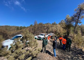 Continúa Gobierno de Sonora combate de cuatro incendios forestales