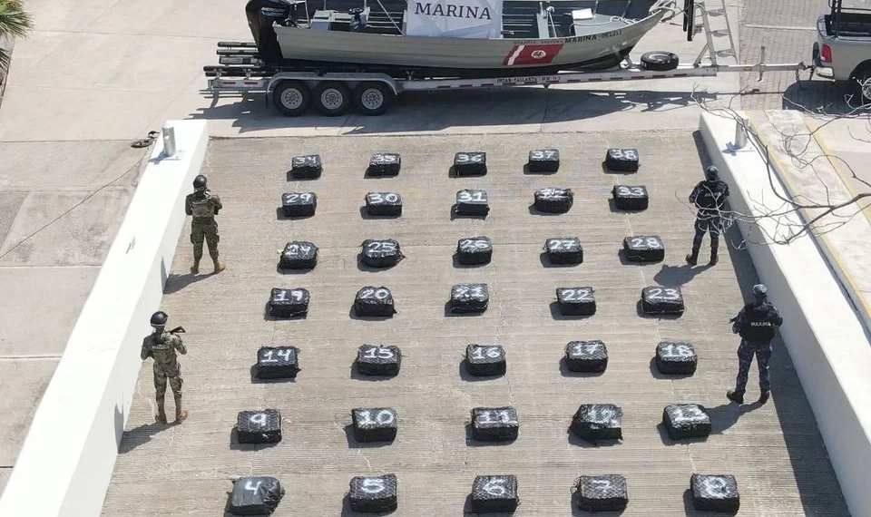 Decomisa Semar una tonelada y media de cocaína en costas de Jalisco