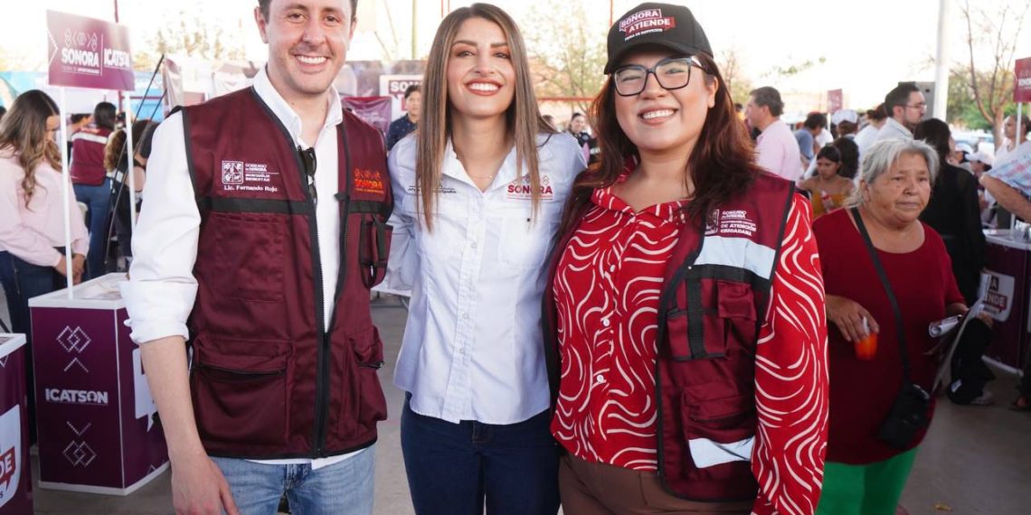 Gobernador Durazo cumple a familias de La Cholla con servicios gratuitos en la feria “Sonora Atiende”