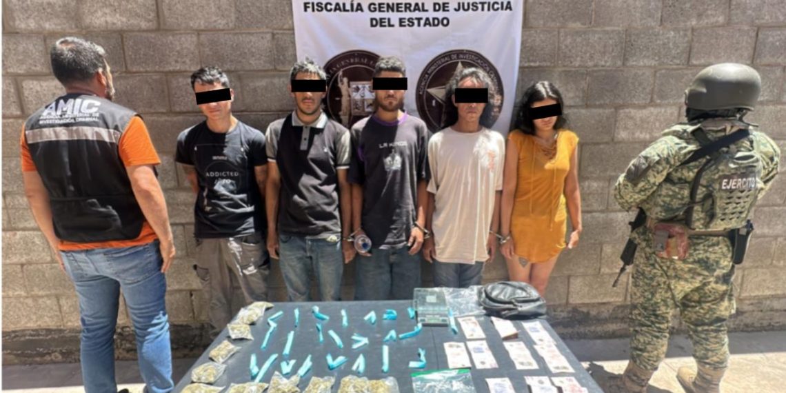 Capturadas cinco personas durante cateo realizado en Hermosillo
