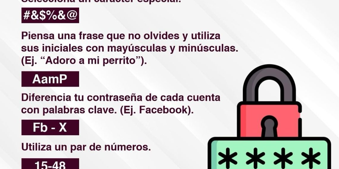 Exhorta Gobierno de Sonora a generar contraseñas seguras: Unidad Cibernética