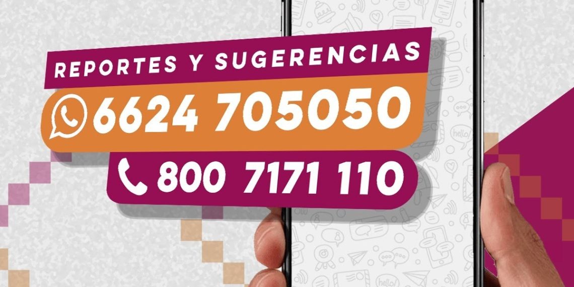 Gobierno de Sonora habilita nuevo WhatsApp para atención ciudadana del Imtes
