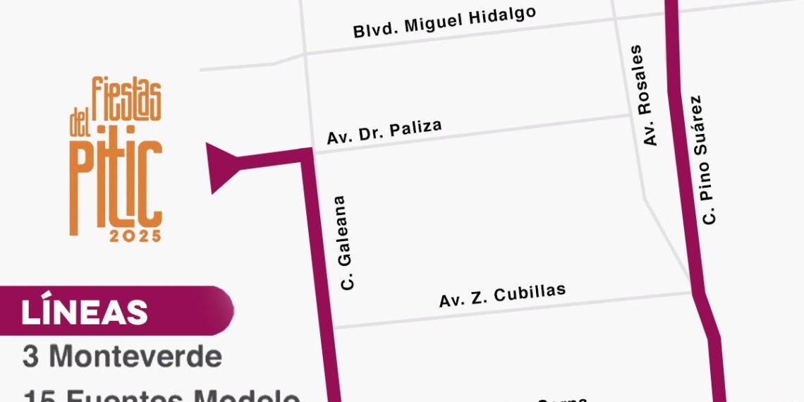 Gobierno de Sonora informa ajustes temporales en líneas de transporte urbano