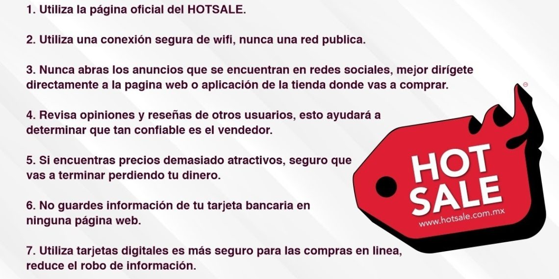 Emite Gobierno de Sonora recomendaciones para compras seguras durante Hot Sale