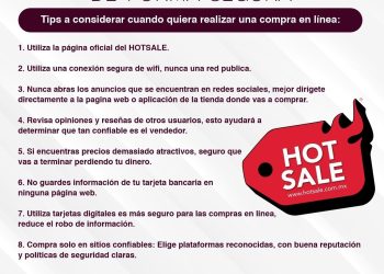 Emite Gobierno de Sonora recomendaciones para compras seguras durante Hot Sale