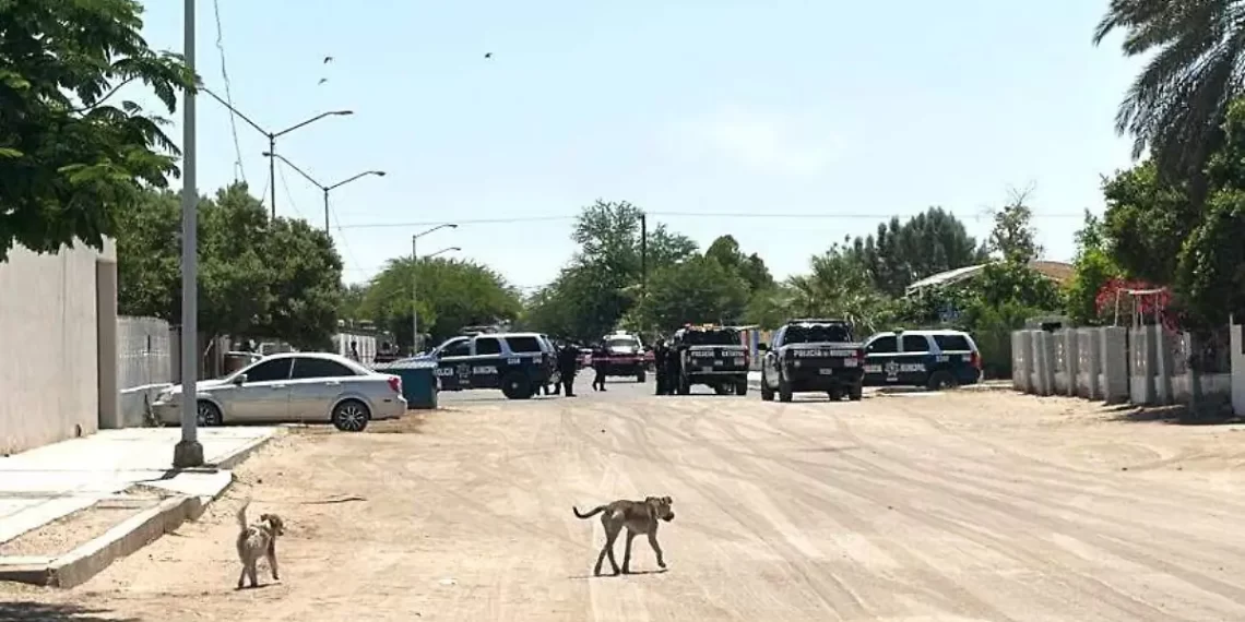 Saldo rojo vespertino en San Luis Río Colorado