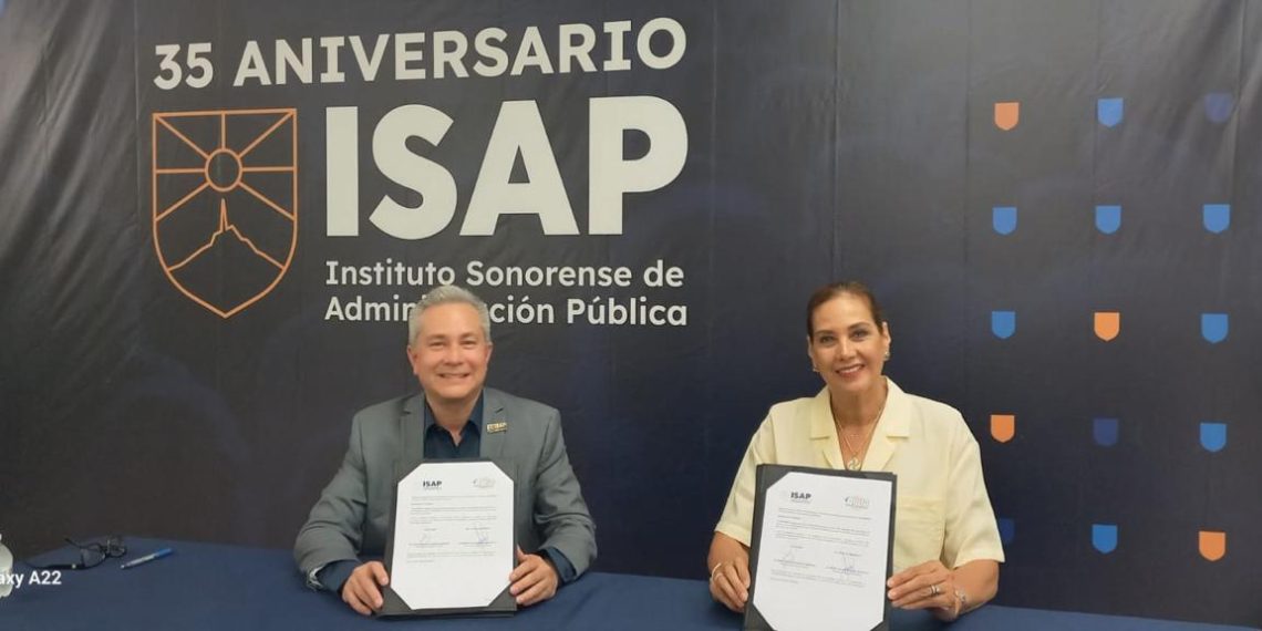 Firman convenio Agua de Hermosillo con ISAP para ofrecer posgrados con descuentos a trabajadores y sus familias