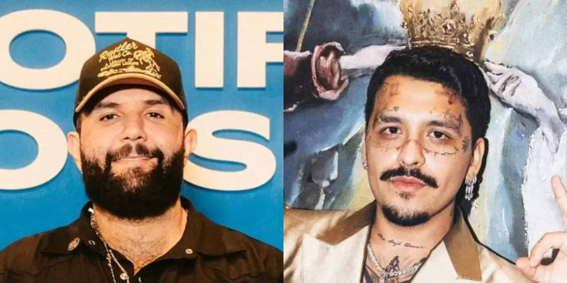 Carín León confirma amistad con Christian Nodal