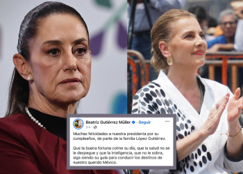 Sheinbaum agradece felicitación de Beatriz Gutiérrez Müller