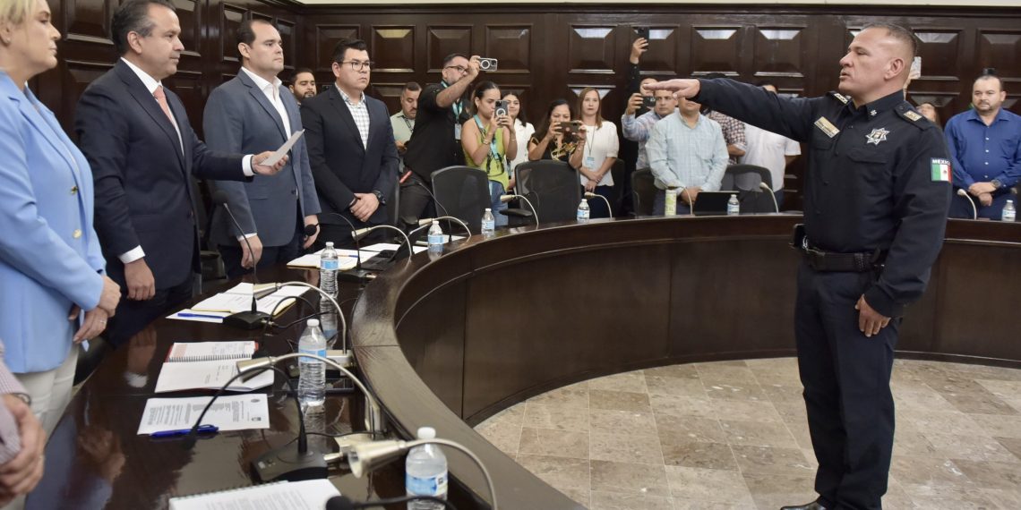 Rinde protesta Jesús Alonso Durón Montaño como Comisario General de la Jefatura de Policía Preventiva y Tránsito Municipal