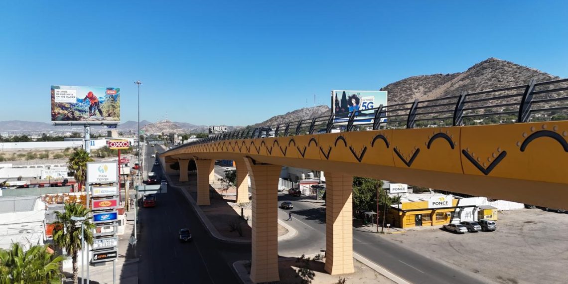 Realiza Gobierno de Hermosillo trabajo de mantenimiento a puentes vehiculares y pasos a desnivel