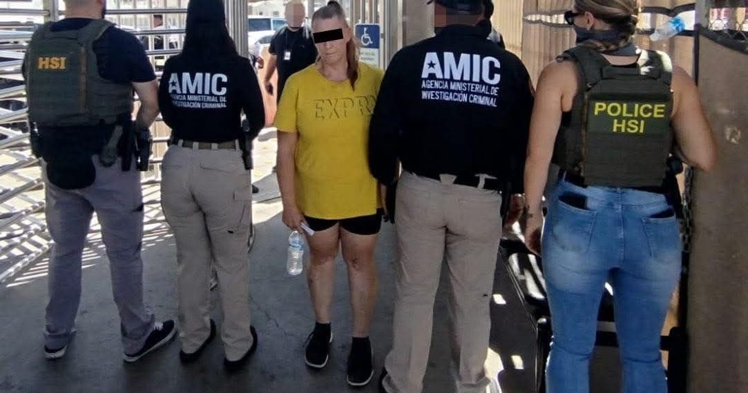 Aseguran a prófuga de la justicia estadounidense en San Luis Río Colorado