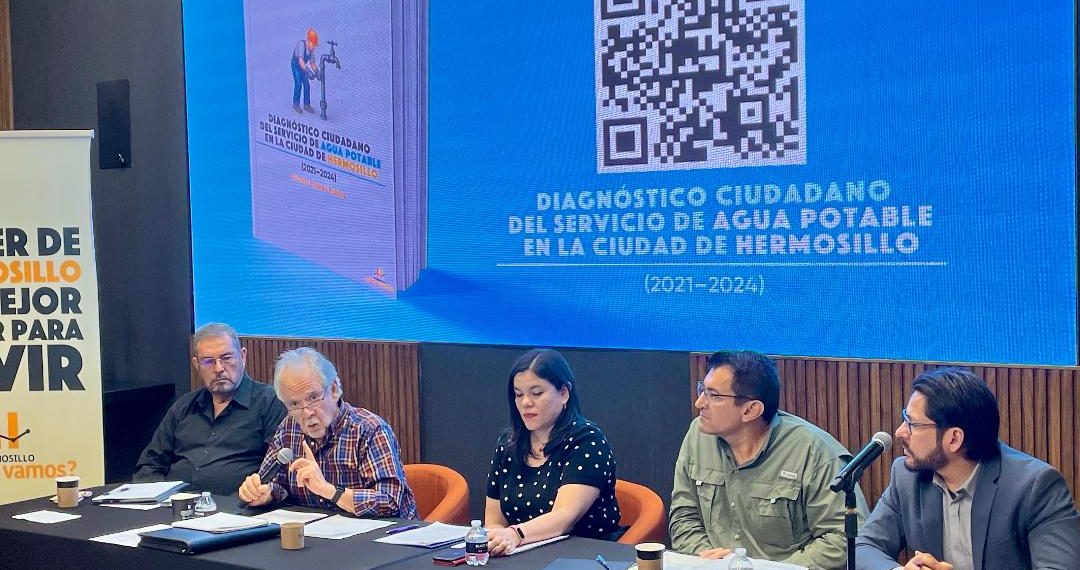 Presentan diagnóstico de servicio de agua potable en Hermosillo