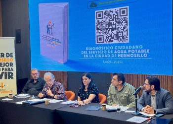 Presentan diagnóstico de servicio de agua potable en Hermosillo