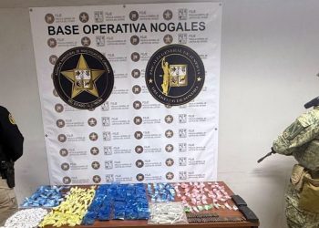 Aseguran droga, cartuchos y cargadores en operativo conjunto en Nogales