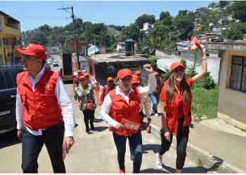 Los sonorenses Diana Karina Barreras y Ramón Flores participaron en el importante crecimiento del PT en Veracruz