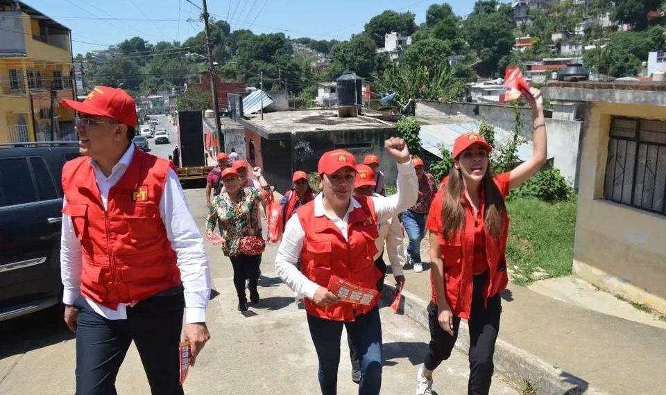 Los sonorenses Diana Karina Barreras y Ramón Flores participaron en el importante crecimiento del PT en Veracruz