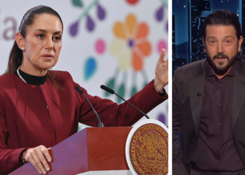 Sheinbaum reconoce monólogo de Diego Luna en programa en EU