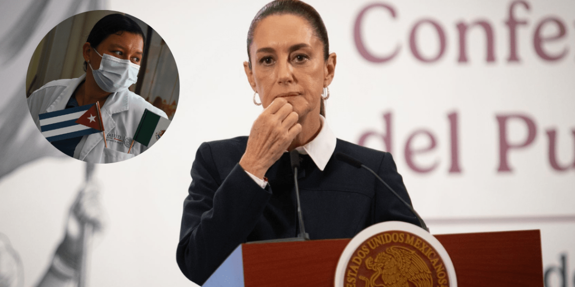 La presencia de médicos cubanos en México no es trabajo forzado: Sheinbaum