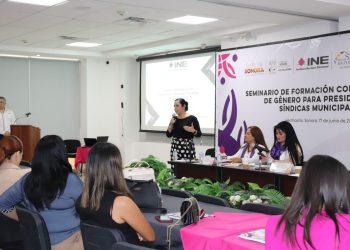 Participa INE Sonora en el Seminario de Formación con Perspectiva de Género para Presidentas y Síndicas Municipales