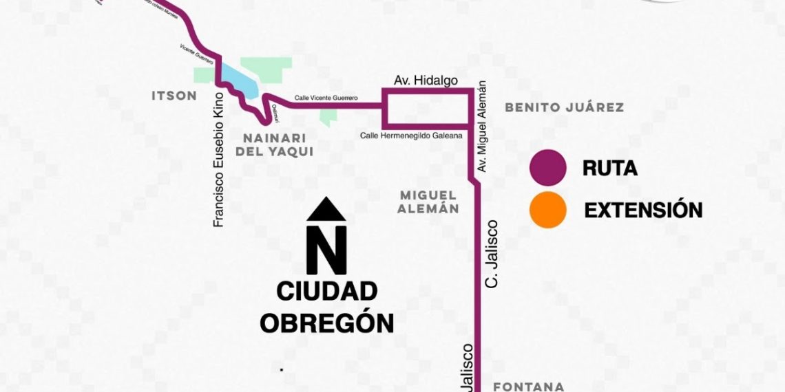 Gobierno de Sonora realiza mejoras de frecuencia en rutas del transporte urbano de Ciudad Obregón
