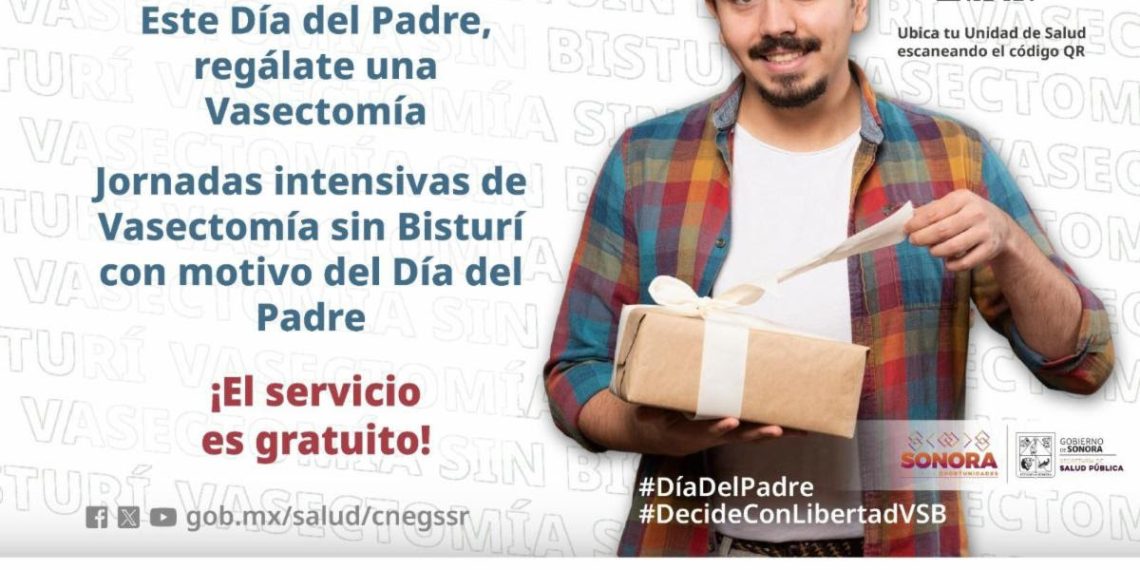 Promueve Gobierno de Sonora la vasectomía sin bisturí como método de planificación familiar