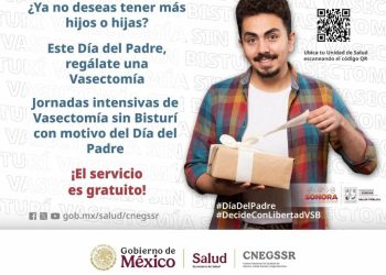 Promueve Gobierno de Sonora la vasectomía sin bisturí como método de planificación familiar