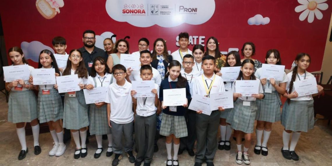 Reconoce Gobierno de Sonora a participantes del Concurso Estatal Spelling Bee 2025: SEC