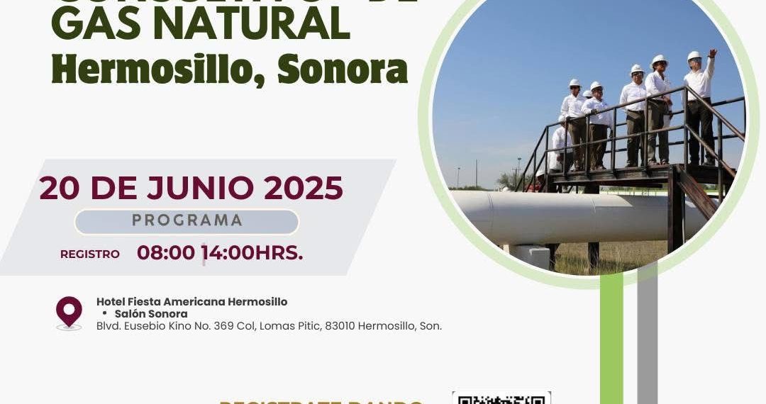 Gobierno de Sonora participará en el Foro Consultivo 2025 sobre suministro de gas natural