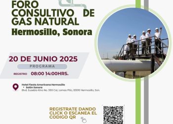 Gobierno de Sonora participará en el Foro Consultivo 2025 sobre suministro de gas natural