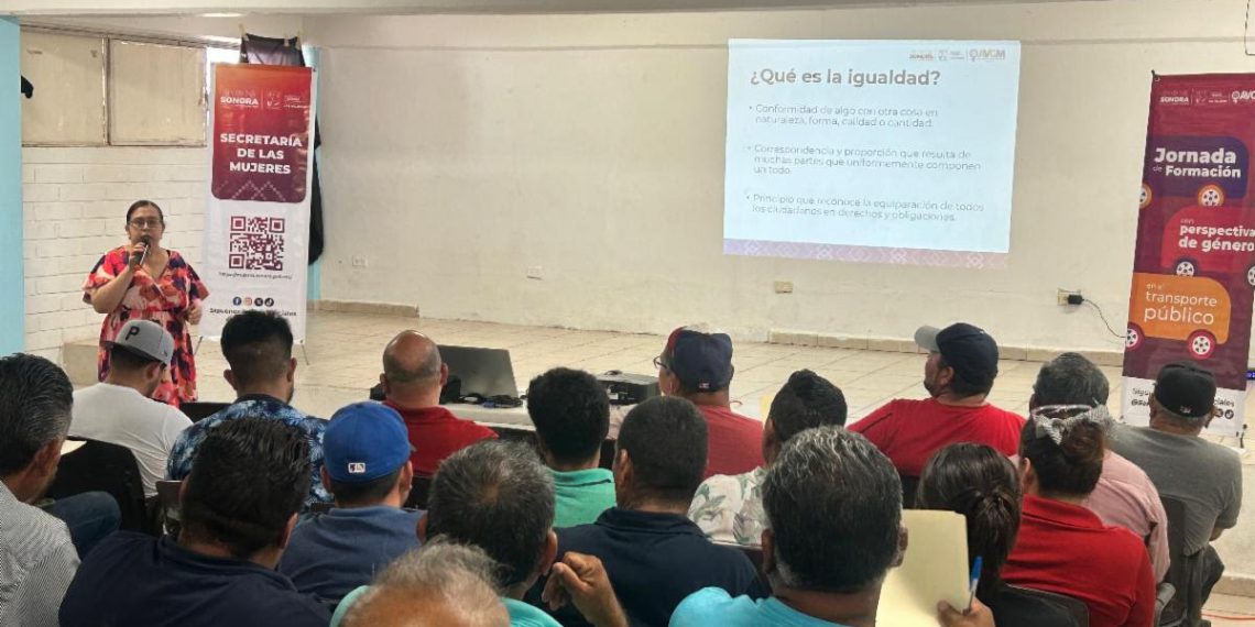 Promueve Gobierno de Sonora ambiente libre de violencia de género en transporte público